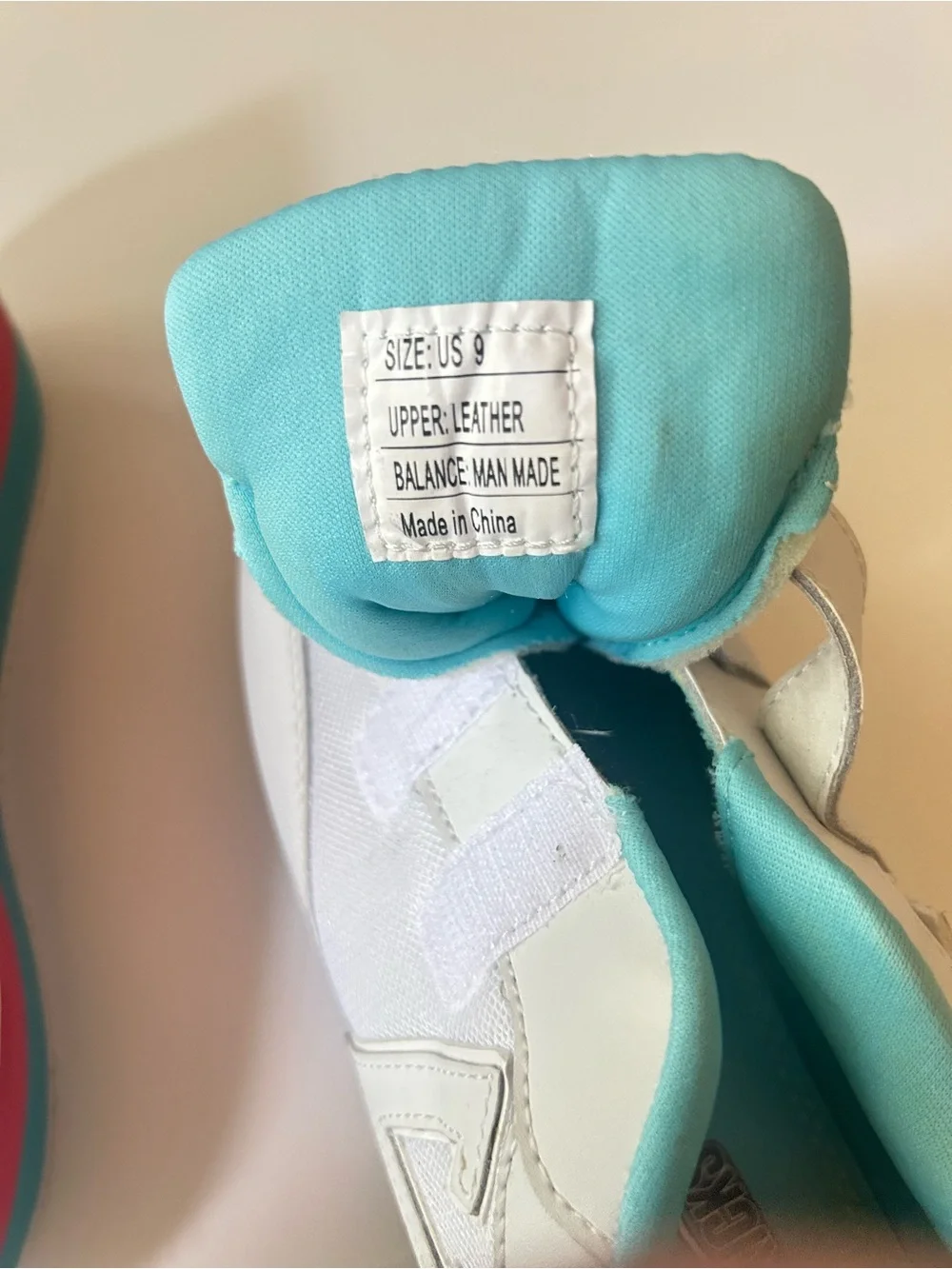 Y2K Volatile White Platform Sneaker with Pink and Teal Stripes